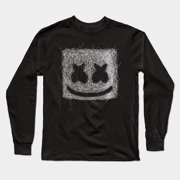 Marshmello sketch Long Sleeve T-Shirt by PNKid